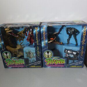 SPAWN Limited Edition Gift Sets Commando vs Violator Medieval vs Malebo 1995